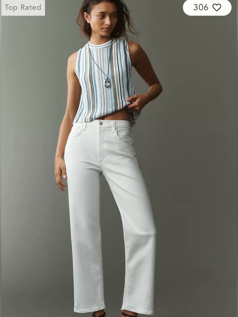 Citizens of Humanity Palma Ankle High-Rise StraightLeg Jeans sz 28 Anthropologie
